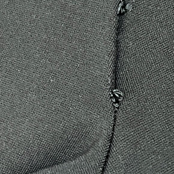 Tory Burch Faux Leather Panel Ankle Zip Pants Black Medium Work Chic - Picture 5 of 8